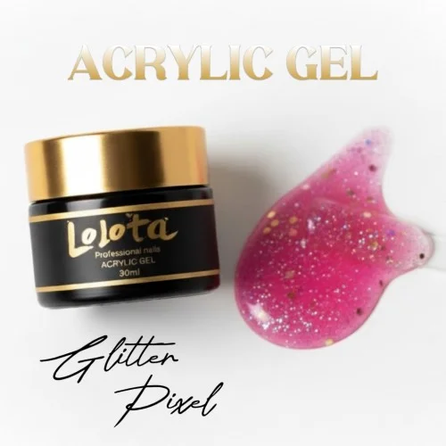 AcrylicGel Glitter Pixel Lolota 30ml NoG16