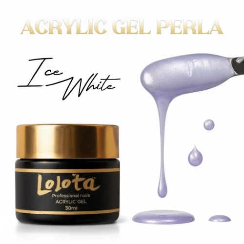 AcrylicGel Perla Lolota 30ml NoG21 Ice White