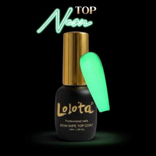 Top Coat Neon Lolota 15ml glow in the dark