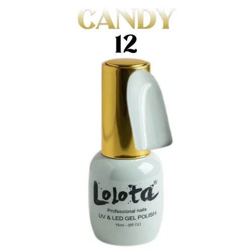 Candy Ημιμόνιμo Βερνίκι Lolota Πάγου 15ml No12