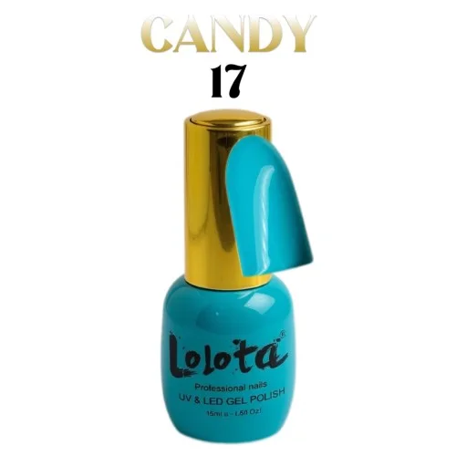 Candy Ημιμόνιμo Βερνίκι Lolota Πετρόλ 15ml No17