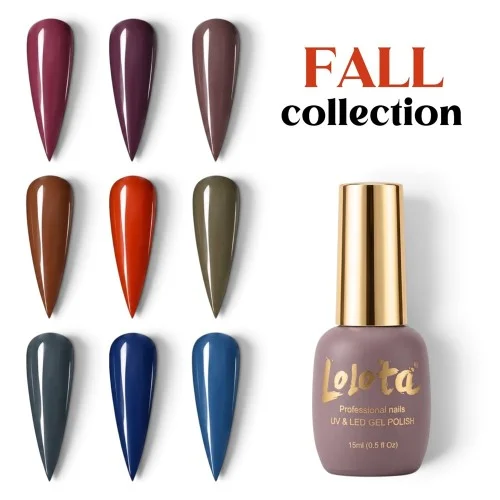 Lolota Fall Collection 2026-27 Ημιμόνιμα Επαγγελματικά Βερνίκια 15ml με Ποσοτική Προσφορά