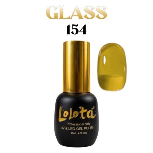 Ημιμόνιμο Επαγγελματικό Βερνίκι Lolota Glass 15ml NoG154