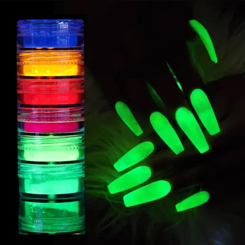 Σκόνες Neon Pigment για Νύχια και Μακιγιάζ 6 τεμ.