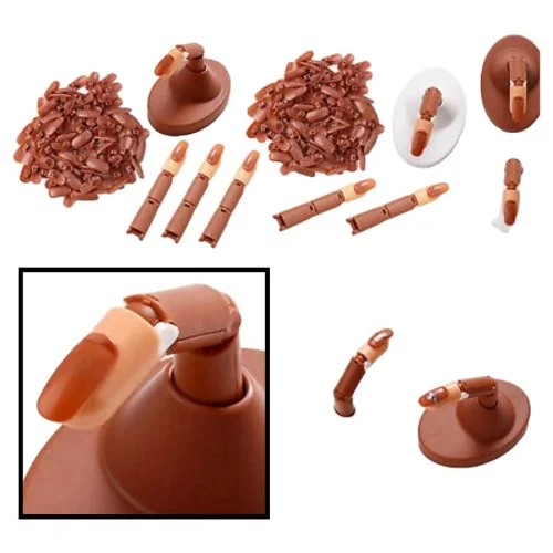 Δάχτυλα Εκπαίδευσης 3 τεμάχια nail training με βάση