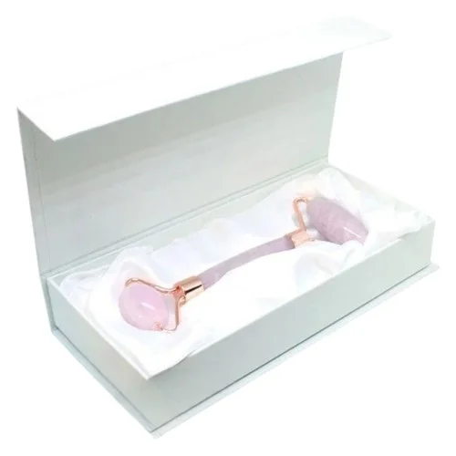 Pink Quartz Roller Γλυπτικής Προσώπου από Ροζ Χαλαζία