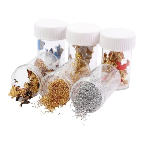 Foil Nail Art σε Κασετίνα 10 τεμαχίων 