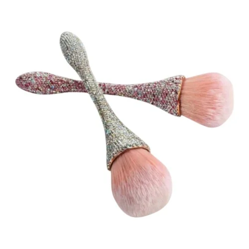 Makeup Brush Strass Pink