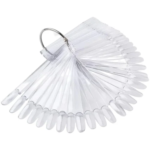 Nail Tips Oval Νυχιέρα Μπρελόκ 50 τεμ. Clear