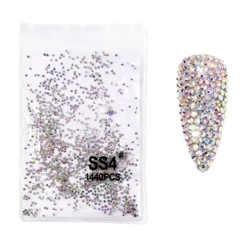 Στρας Νυχιών Global Nail Crystal Lized S4 1,6mm ΑΒ 1440 pcs
