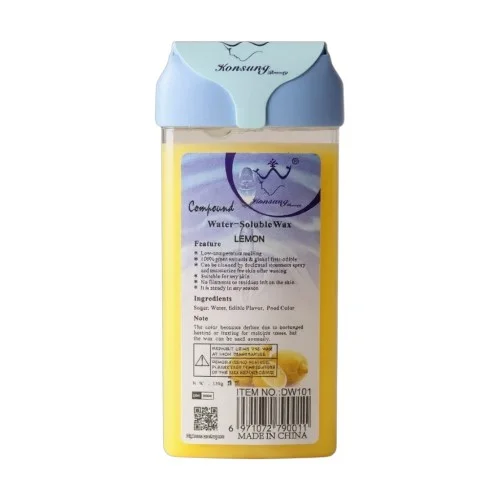 Κερί Ρολέτα Υδροδιαλυτό Water Soluble Wax Lemon 150γρ