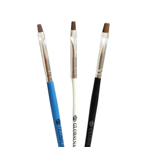 Πινέλα Νυχιών για Gel - Acrygel Σετ 3 τεμαχίων Μεγέθη 2-4-6