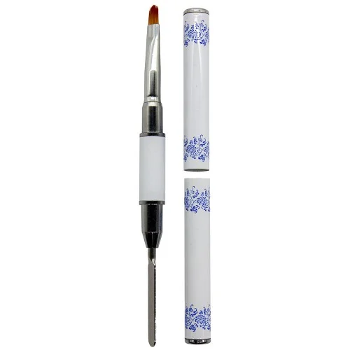 Πινέλο Διπλής όψης για Acrygel με Σπάτουλα