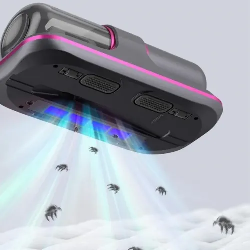 Επαναφορτιζόμενο Σκουπάκι 100w Για Ακάρεα Με Δοχείο 250ml