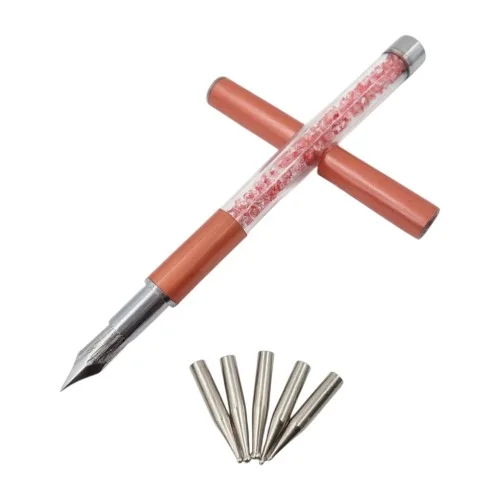 Πένα με ζιργκόν για Nail Art με 5 μύτες dotting