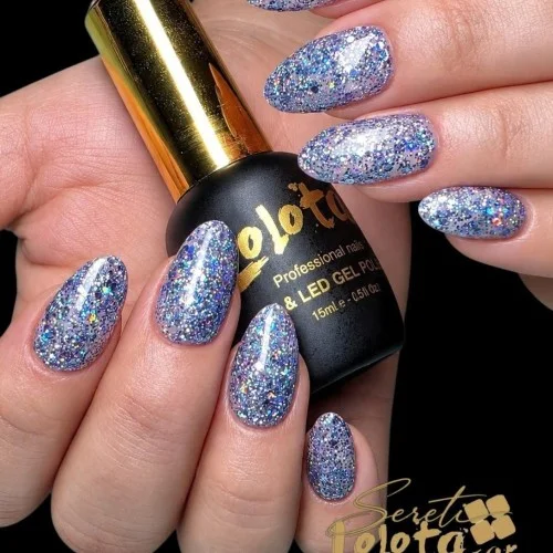 Ημιμόνιμο Glitter Επαγγελματικό Βερνίκι Lolota 15ml GT29