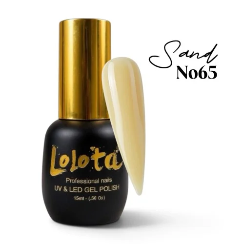 Ημιμόνιμο Βερνίκι Sand Lolota 15ml No65