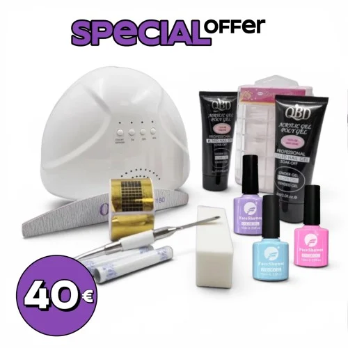 Σετ Μανικιούρ Πεντικιούρ AcrylicGel QBD 60ml και Ημιμόνιμου 