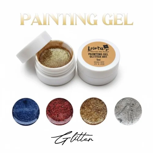 Painting Color Glitter Gel Lolota 5ml