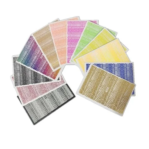 Αυτοκόλλητο Νυχιών Snake Sticker 3D Laizer Metallic
