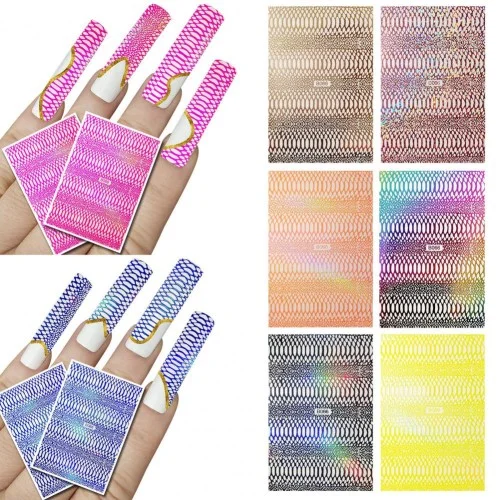 Αυτοκόλλητο Νυχιών Snake Sticker 3D Laizer Metallic