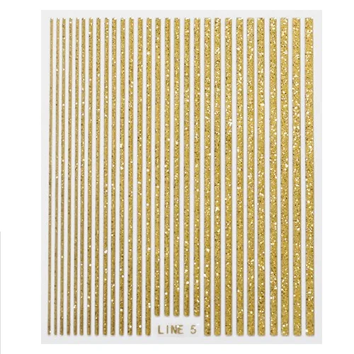 Αυτοκόλλητα Νυχιών 3D Nail Art Glitter Diamond Patch Χρυσά Flash Light