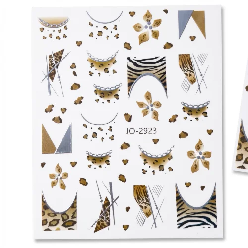 Αυτοκόλλητα Νυχιών Animal print & French