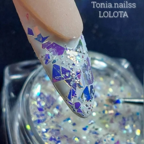 Σκόνες Νυχιών Foil Vicky Nail 6 τεμ.