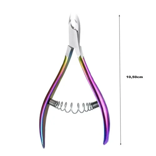 Πενσάκι - Κοφτάκι Επωνυχίων Vicky Nail Rainbow με Ελατήριο