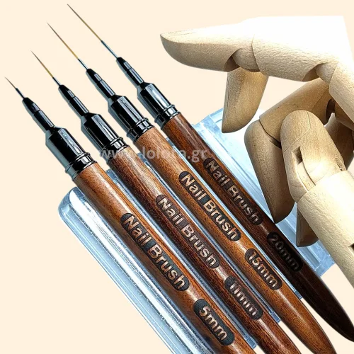 Πινέλα Nail Art Extra Slim Set
