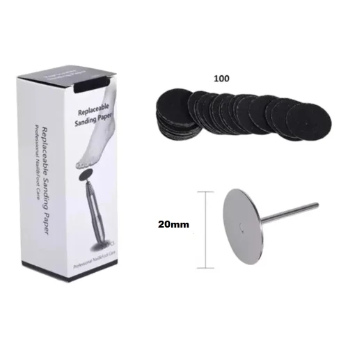 Pododisc Pedicure 20mm + ΔΏΡΟ 100 Ανταλλακτικά 80#