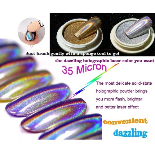 Solid Holographic Laser Powder