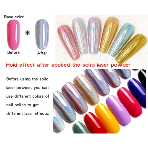 Solid Holographic Laser Powder