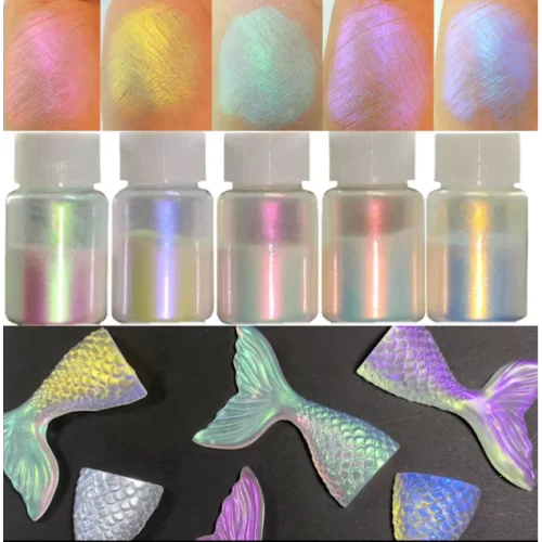 Aurora Nail Powder Pearl Glitter Pigment 15gr
