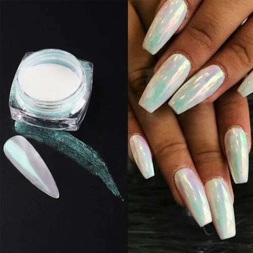 Σκόνες Νυχιών Aurora Transparent Candy Neon Colours 6 τεμάχια
