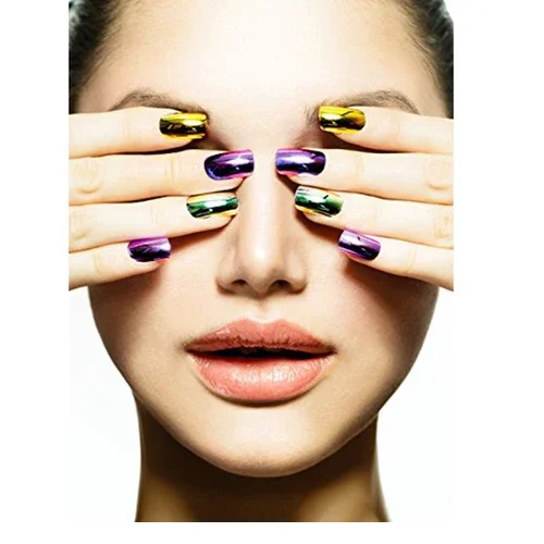 Σκόνη Solid Chrome Pigment Nail Art Powder 