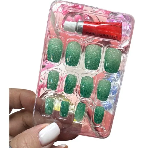 Press on Nails glitter ombre