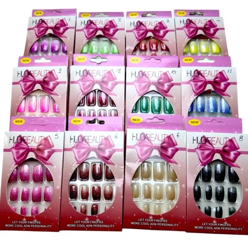 Press on Nails glitter ombre
