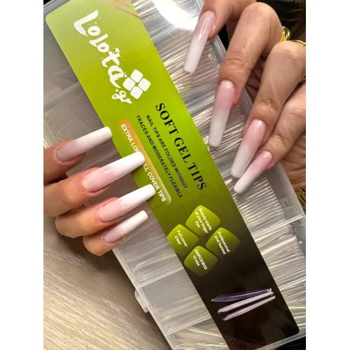 Gelly Soft Gel Tips Lolota Extra Long