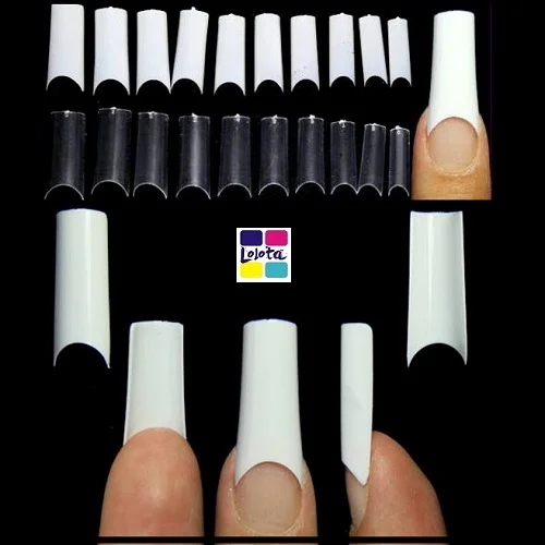 Tips Νυχιών GolgFinger clear 100τ. Μπαλαρίνα ή Τετράγωνα ή EXTRA LONG