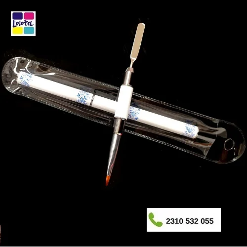 PolyGel  Vicky Nail με 100 Dualforms και Διπλό Πινέλο Acrygel ( Στα 6 τεμ. Δώρο dual & διπλό πινέλο )