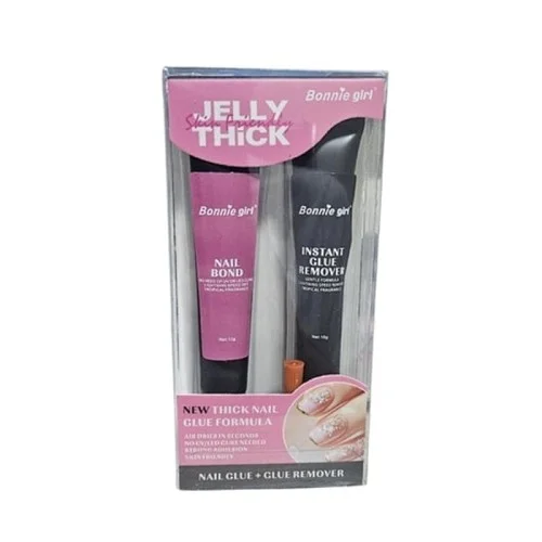 Σετ Κόλλα Νυχιών και Αφαιρετικό Κόλλας Jelly Skin Friendly Thick
