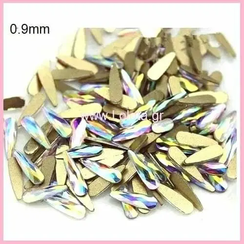 Stras Νυχιών τύπου Swarovski 0,9mm 3D Σταγόνα