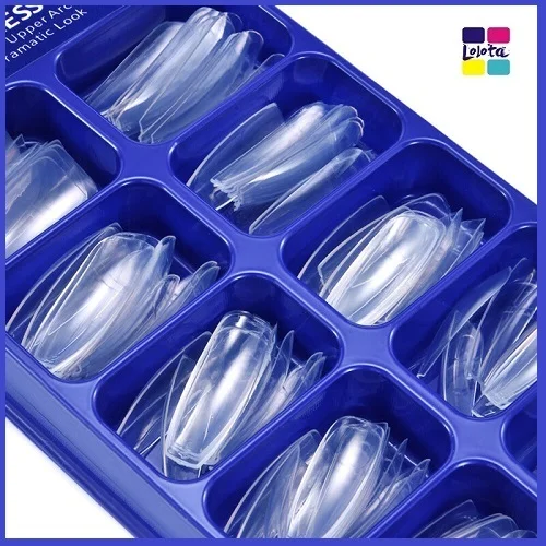 Tips Νυχιών GolgFinger clear 100τ. Μπαλαρίνα ή Τετράγωνα ή EXTRA LONG
