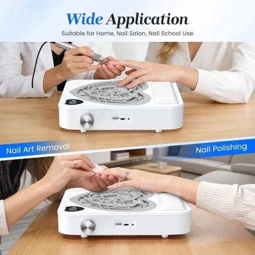 Ασύρματος Απορροφητήρας Σκόνης Νυχιών 120watt OSANUV C10