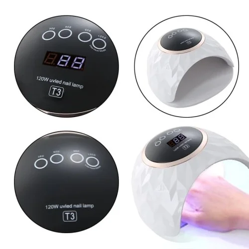 Λάμπα Πολυμερισμού T3 120 watt Φουρνάκι νυχιών UV/Led 120 Watt 