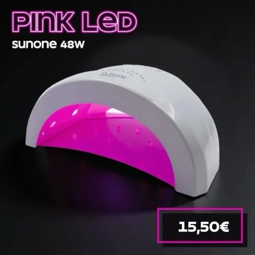 Επαγγελματική Λάμπα Πολυμερισμού Sunone 48w Με Ροζ Led 