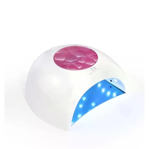 Επαγγελματική Λάμπα Πολυμερισμού Led/UV 65watt T8 33Leds Pink