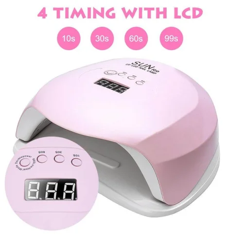 Επαγγελματική Λάμπα Νυχιών 72w 36 led Sun R9 pink