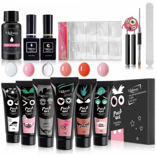 PolyGel Mobray Set Fast Building Nail Gel Kit